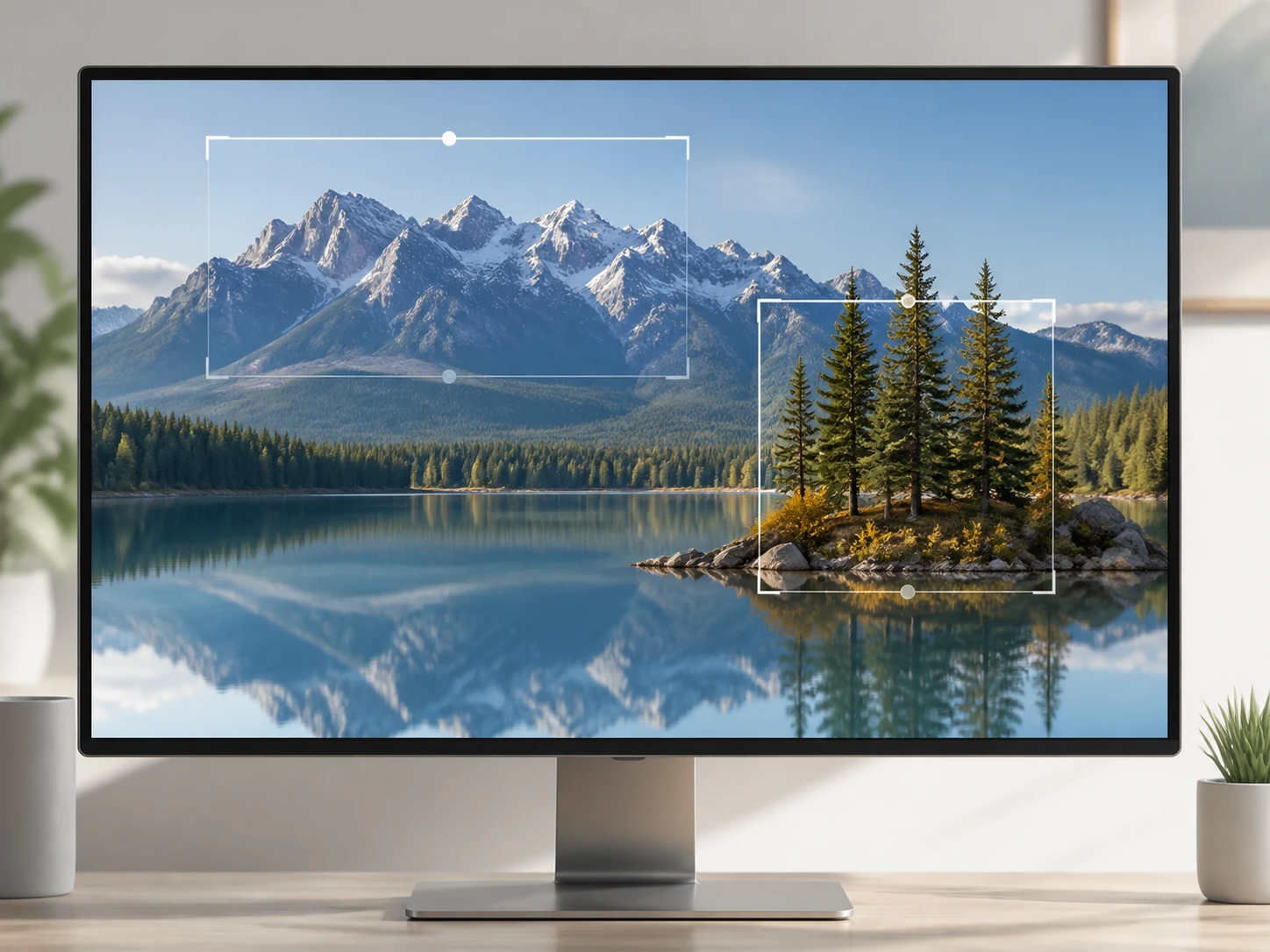 Editing view rebuilding only the soft regions of a photo while clear areas stay untouched