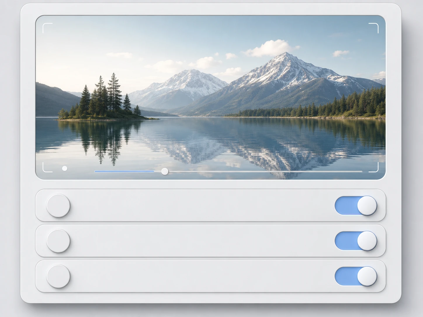 Toggles for frame size, 60fps motion, and noise cleanup selected together in the same processing run