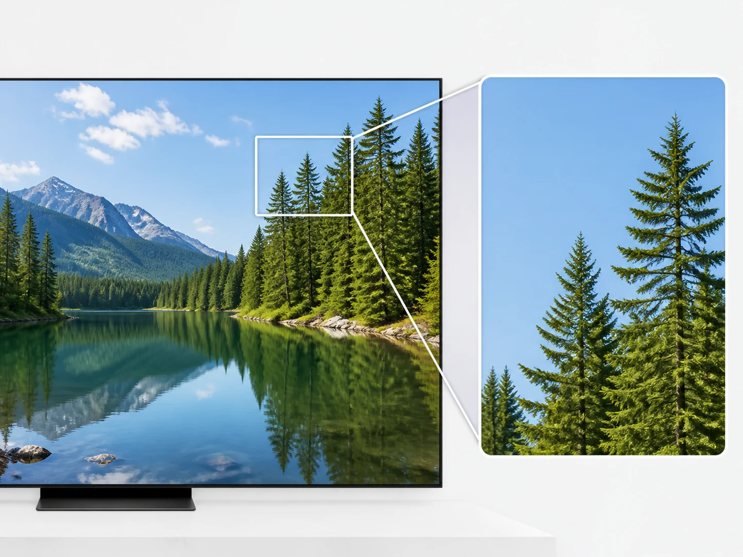 A single 4K frame at 100 percent showing separated edges and clean flat areas
